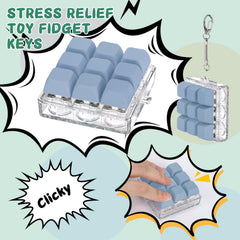 Axlksia Keyboard Fidget Toy desk view doubles as decor and tool.