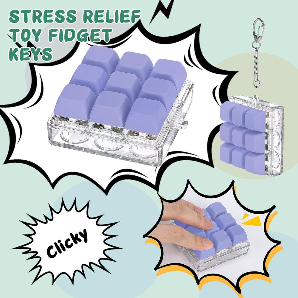 Axlksia Keyboard Fidget Toy office-decor view promotes a playful workspace