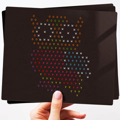 Ayidawedo bird template adds playful patterns and cheerful color bursts.