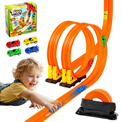 Aywewii flex-track suction grip on a window enabling creative play