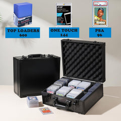 Azamou storage box supports 600+ toploaders for growing collections.