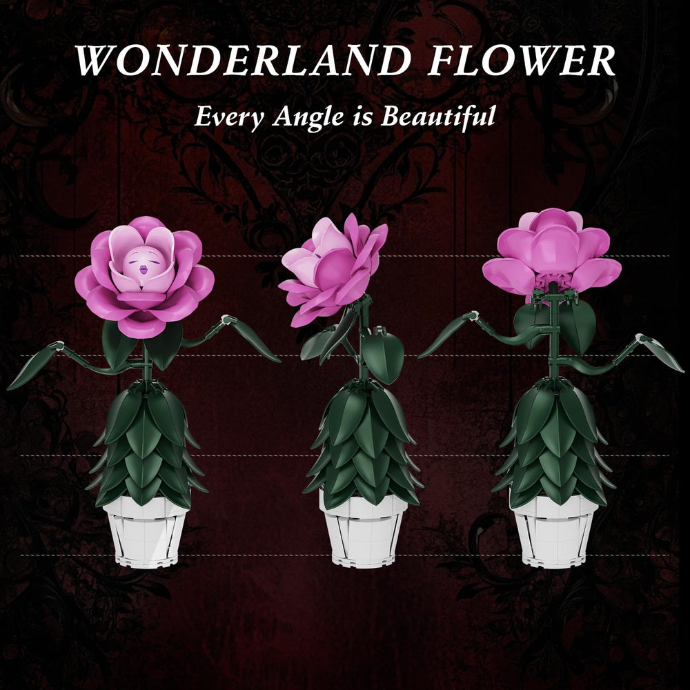 AZBHDTYS Wonderland Flower layered dark green leaves resemble a dancing skirt.