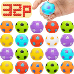 AZEN mini fidget spinner soccer ball, colorful party favor for kids.