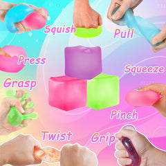 Azurphoric stress cube green side, quiet fidget toy for classroom use