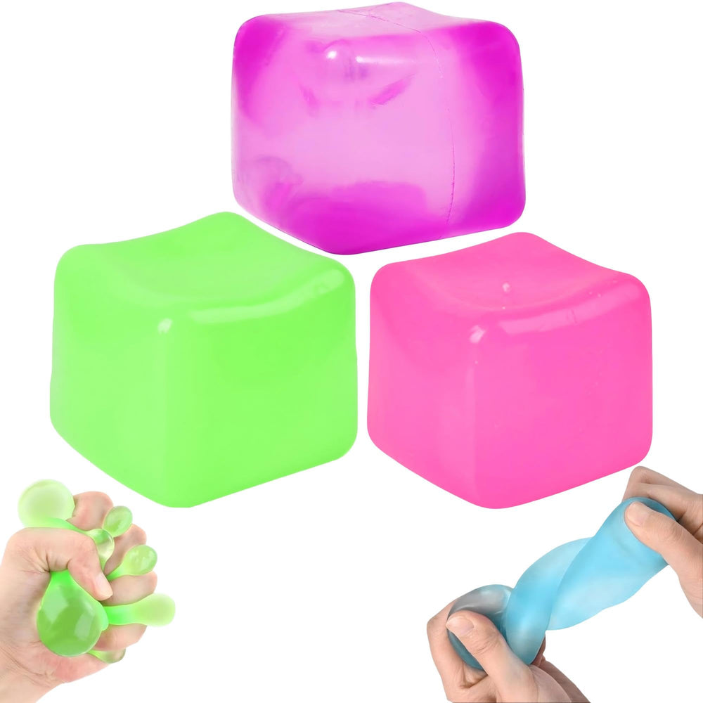 Azurphoric stress cube purple side, calming fidget tool for focus and concentration