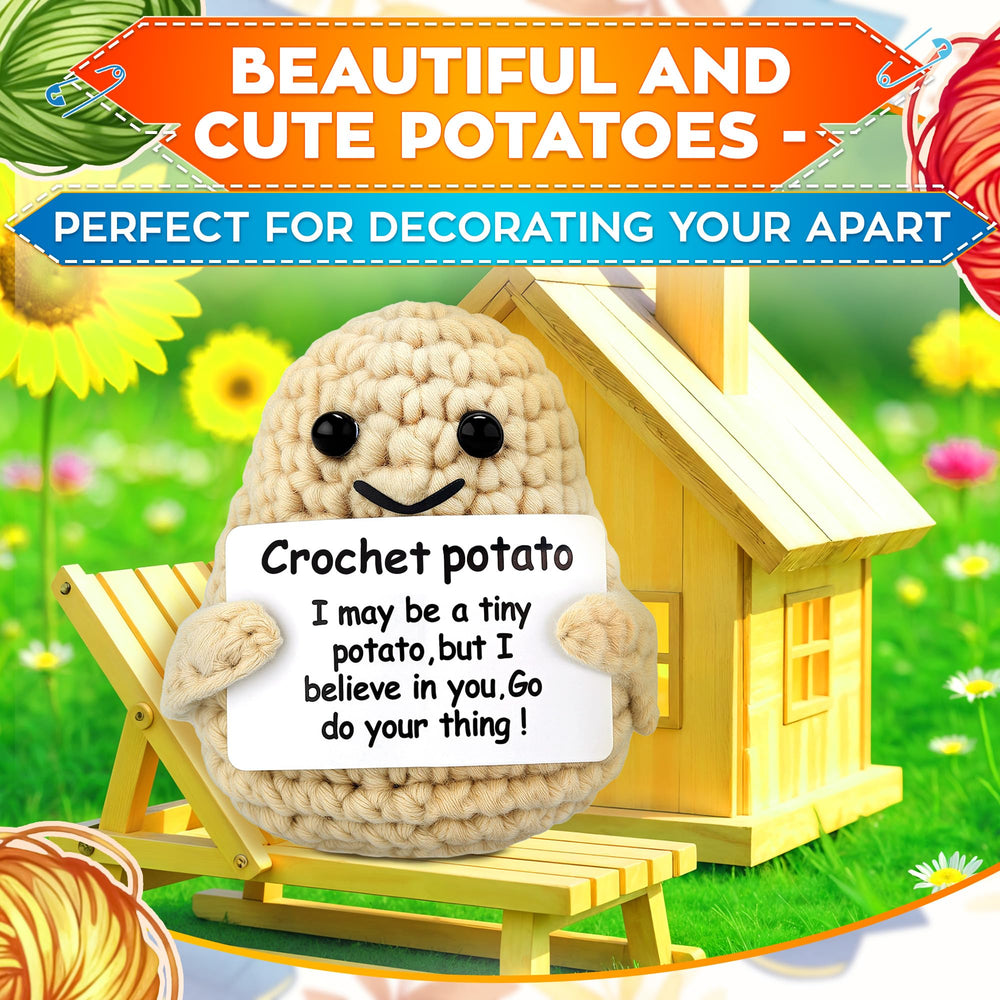 AZZORI crochet potato as thoughtful gift for a friend.