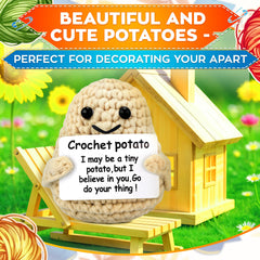 AZZORI crochet potato as thoughtful gift for a friend.