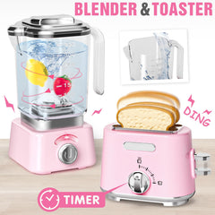B Bascolor kitchen set lights and sounds enrich pretend play without screen time.