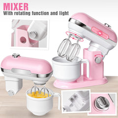 B Bascolor stand mixer toy supports creative cooking scenarios and fine motor control in toddlers.