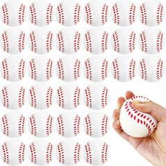 Baaxxango baseball stress balls, 30-pack, realistic foam design for safe, tactile play.