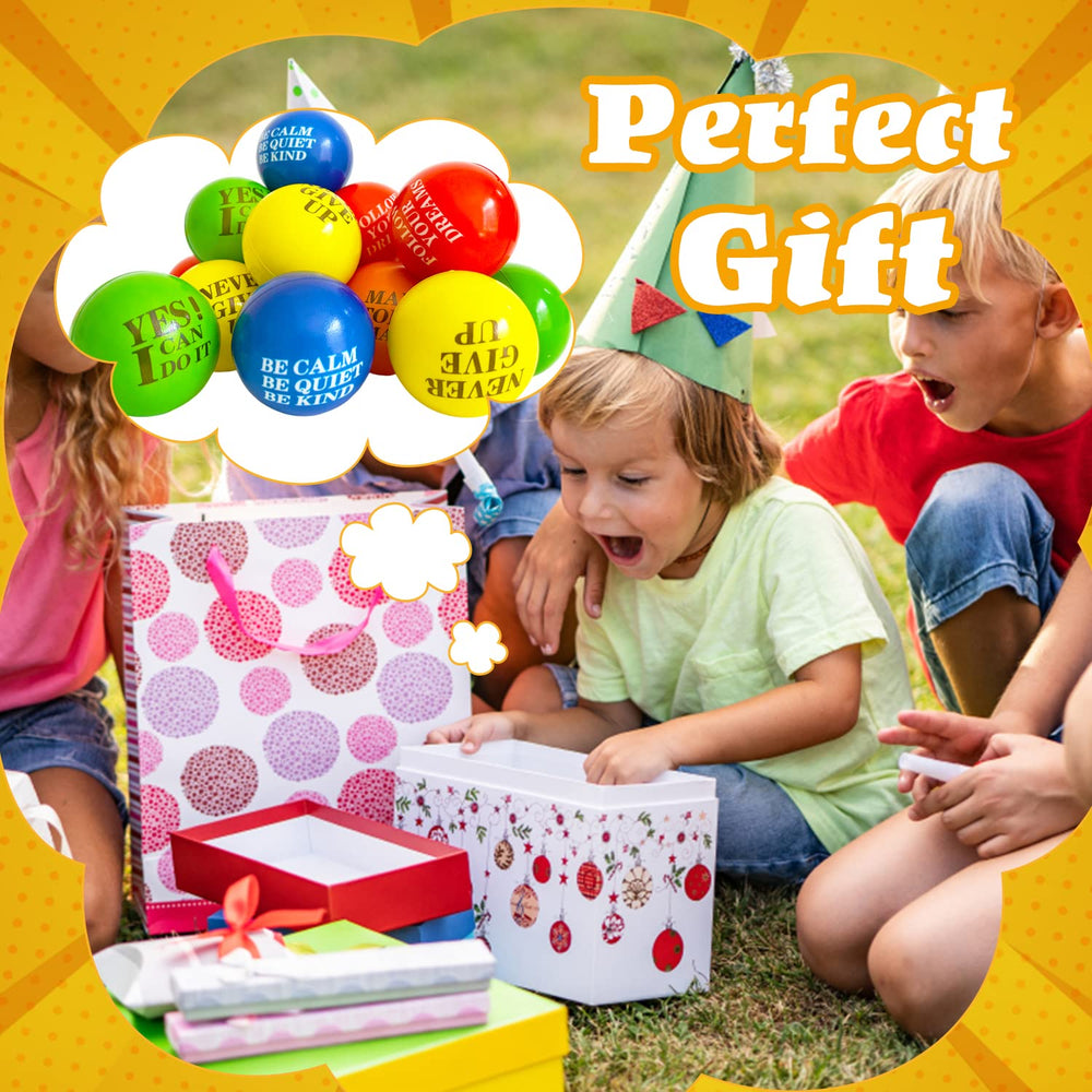 Baaxxango colorful stress balls showcase variety to match mood and color coding.
