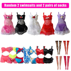 Babeilei 11.5-inch doll stockings complete outfits.