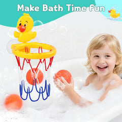 Babelshar bath hoop suction cups secure to smooth tub surfaces for stable play.