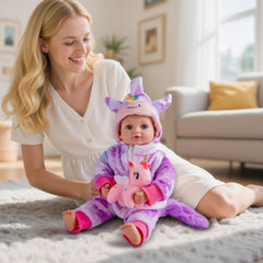 BABESIDE 15inch doll with blue eyes inspires nurturing roleplay.