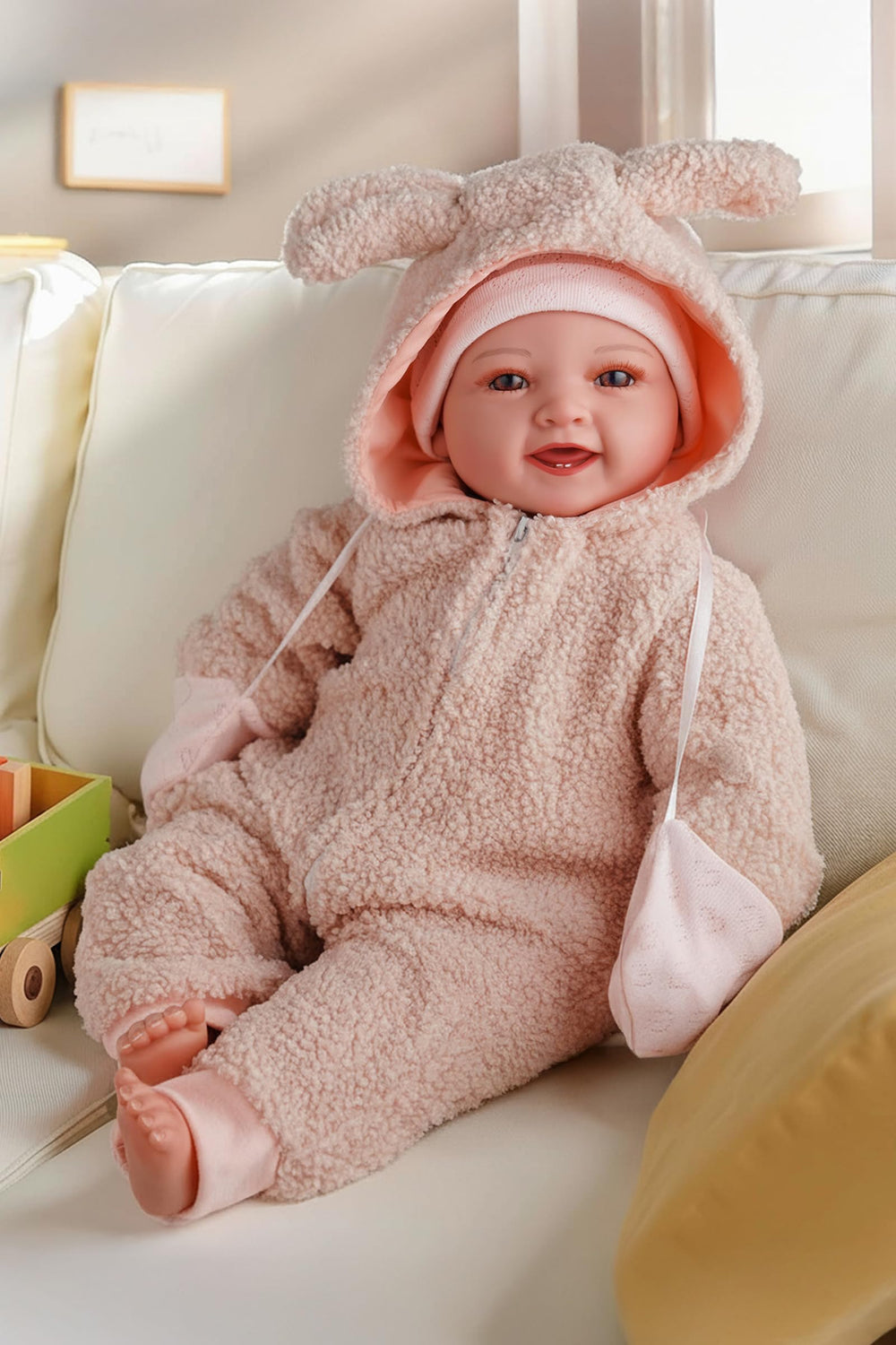 Babeside 15-inch lightweight baby doll ready for cuddling and nurturing pretend play.