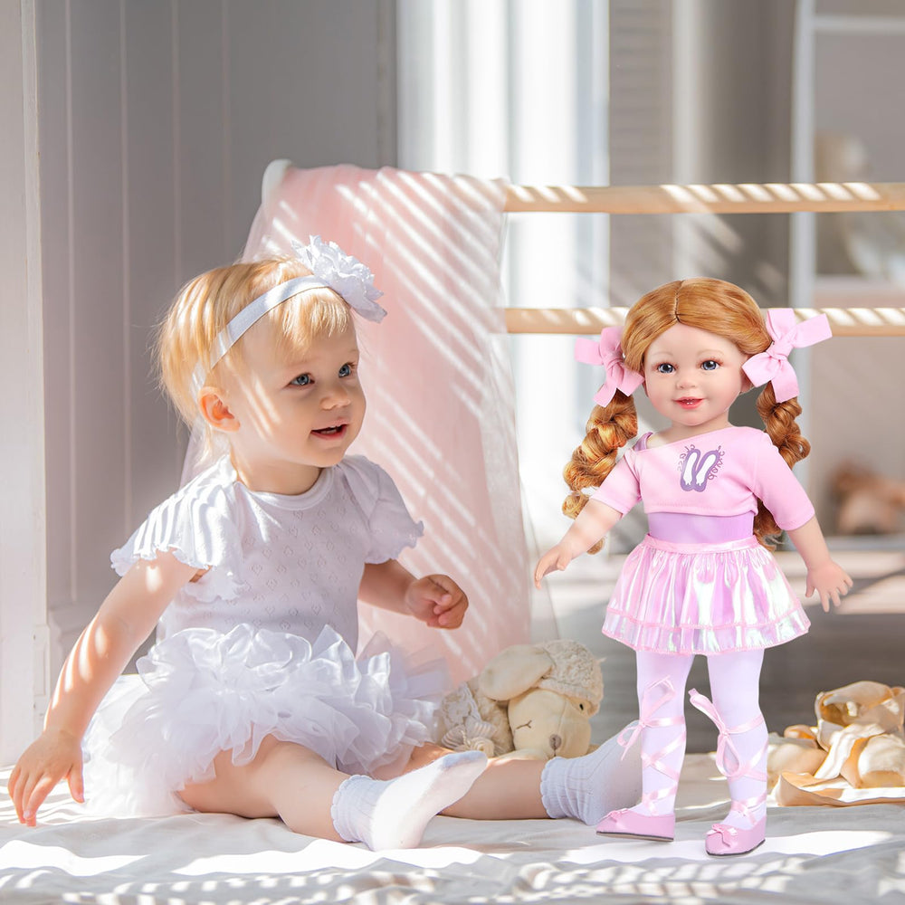 BABESIDE 18-inch doll blue eyes detail for lifelike play