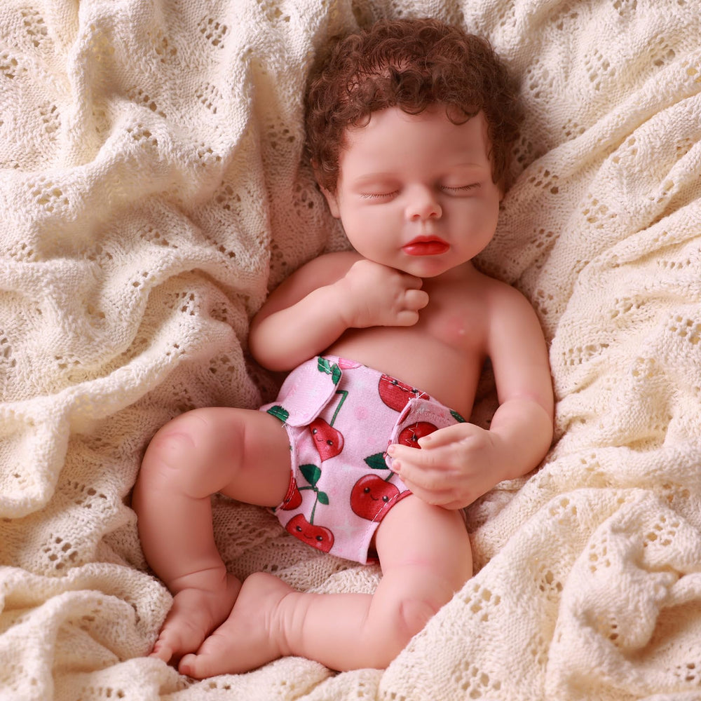 BABESIDE crown-design doll diapers, regal flair for pretend play outfits.