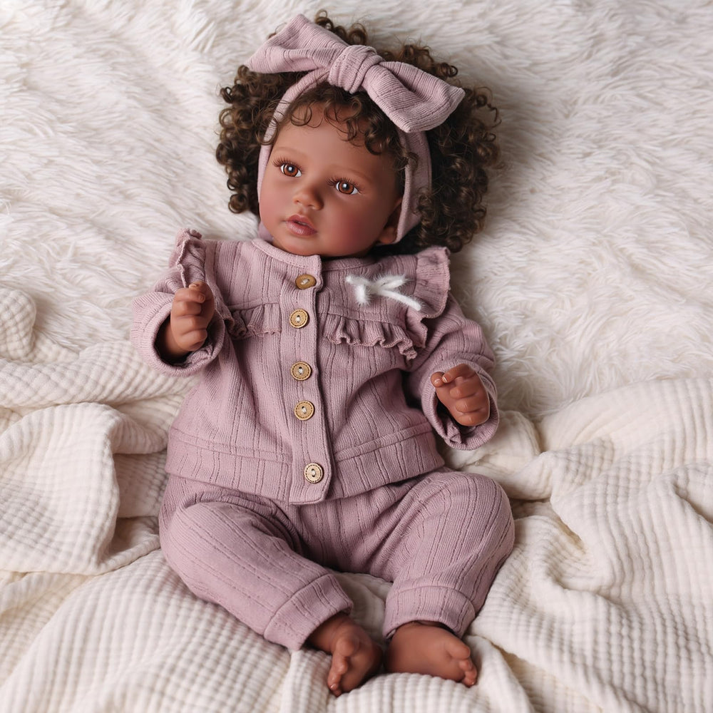 BABESIDE Callie doll body provides gentle, cuddly weight for comforting hugs.