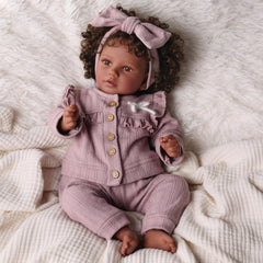 BABESIDE Callie doll body provides gentle, cuddly weight for comforting hugs.