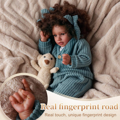 Babeside cotton body with vinyl head and limbs for gentle cuddling