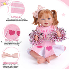BABESIDE doll diaper completes a realistic outfit while staying soft and washable.