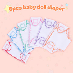 BABESIDE doll diaper set used during pretend caregiving and family storytelling