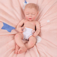Close-up of BABESIDE doll diapers showing soft, durable fabric for repeated play