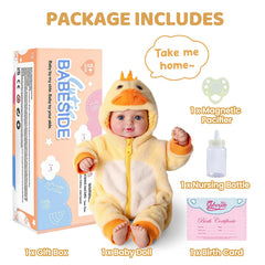 BABESIDE doll with flexible limbs invites interactive dressing and posing.