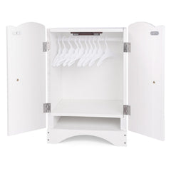 BABESIDE dolls-compatible closet fits 12-16 inch dolls for outfits.