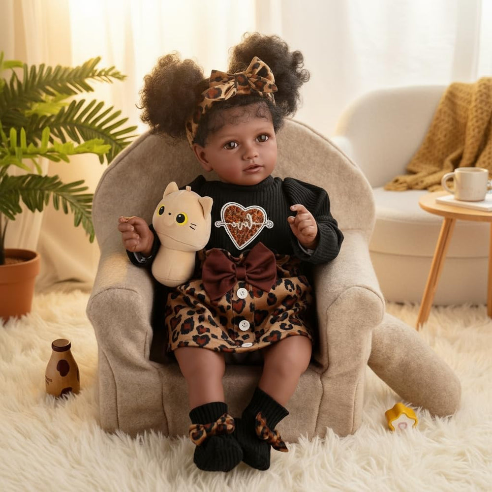 Babeside lifelike reborn doll face with soft expression for pretend play.