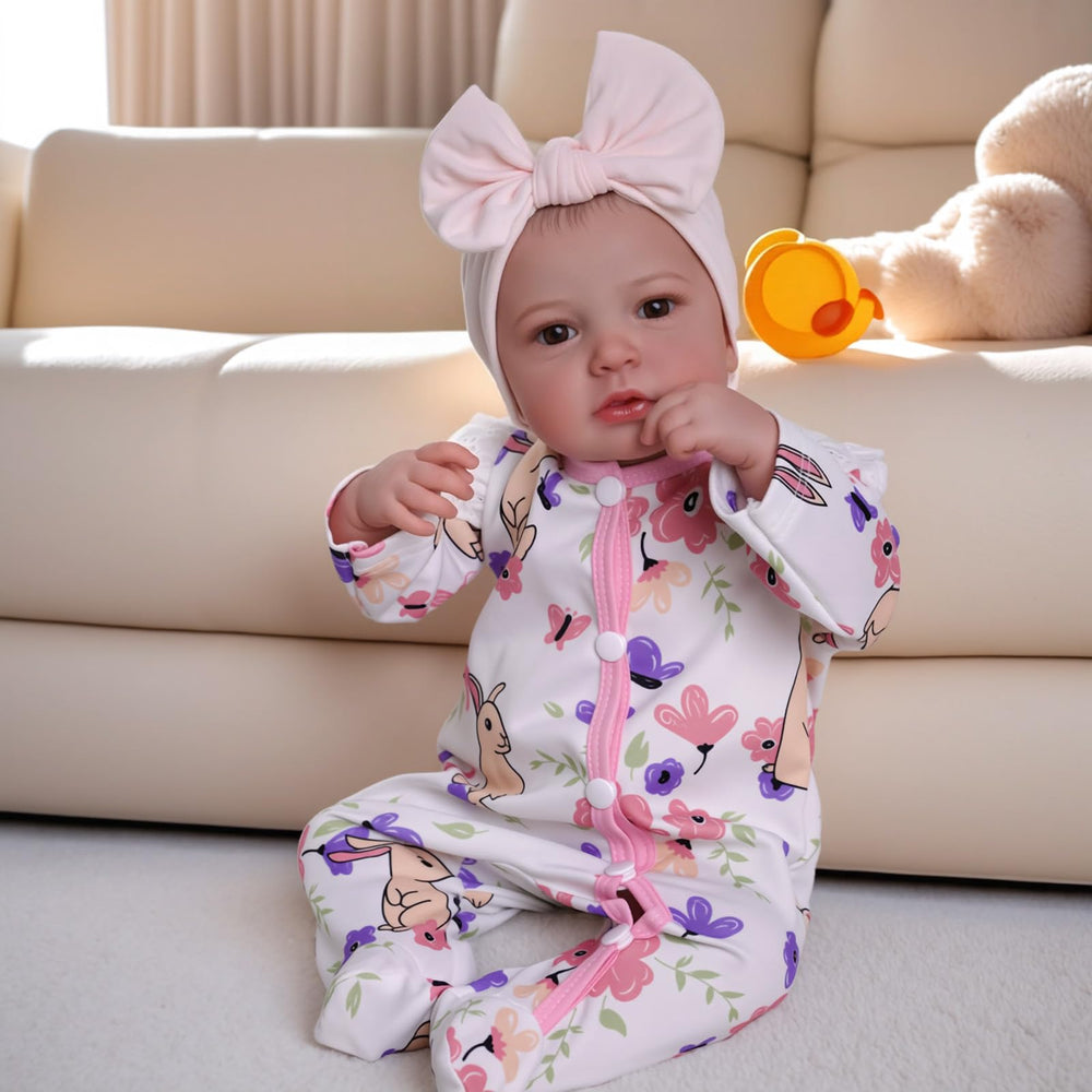 BABESIDE Reborn Baby Dolls cloth body feeling soft and cuddle-ready
