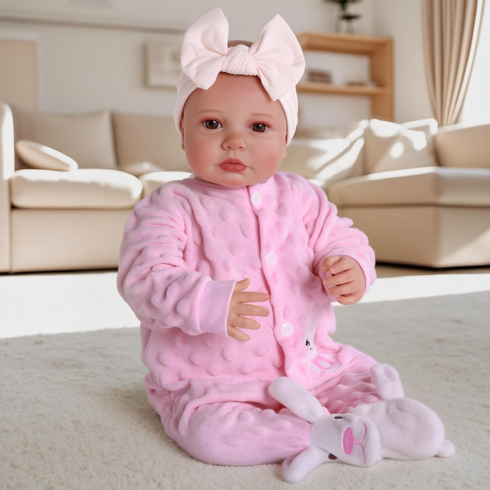 BABESIDE Reborn Doll soft vinyl body for cuddly, poseable moments
