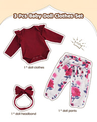 BABESIDE close-up of soft fabric used in doll clothes