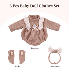 Babeside soft-knit doll socks offering comfy pretend play