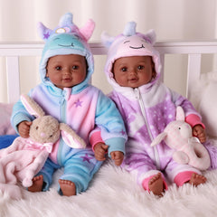 BABESIDE twin dolls with a 17-inch lifelike face for comforting, imaginative play.