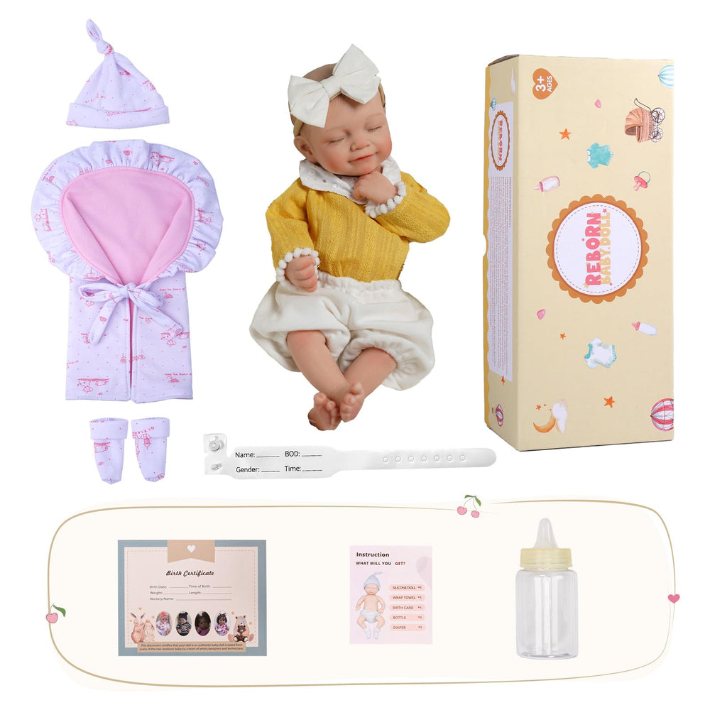 Babeside weighted 3-lb doll adds realistic heft during holding and cuddling