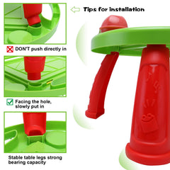 BABLOCVID portable table with handle makes on-the-go art easy.