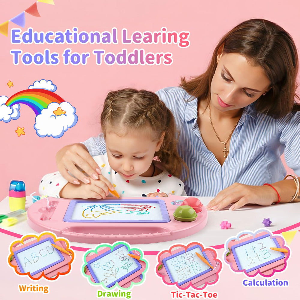 BABLOCVID compact drawing area 4.9 by 7.3 inches for preschool use.