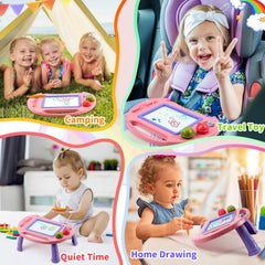 BABLOCVID drawing board with four legs provides stability during drawing.