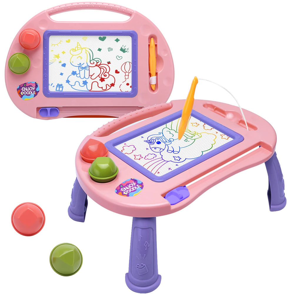 BABLOCVID magnetic doodle board with four color zones for color learning.