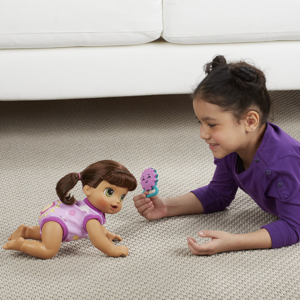 Baby Alive Bottle feeding feature supports gentle mealtime play
