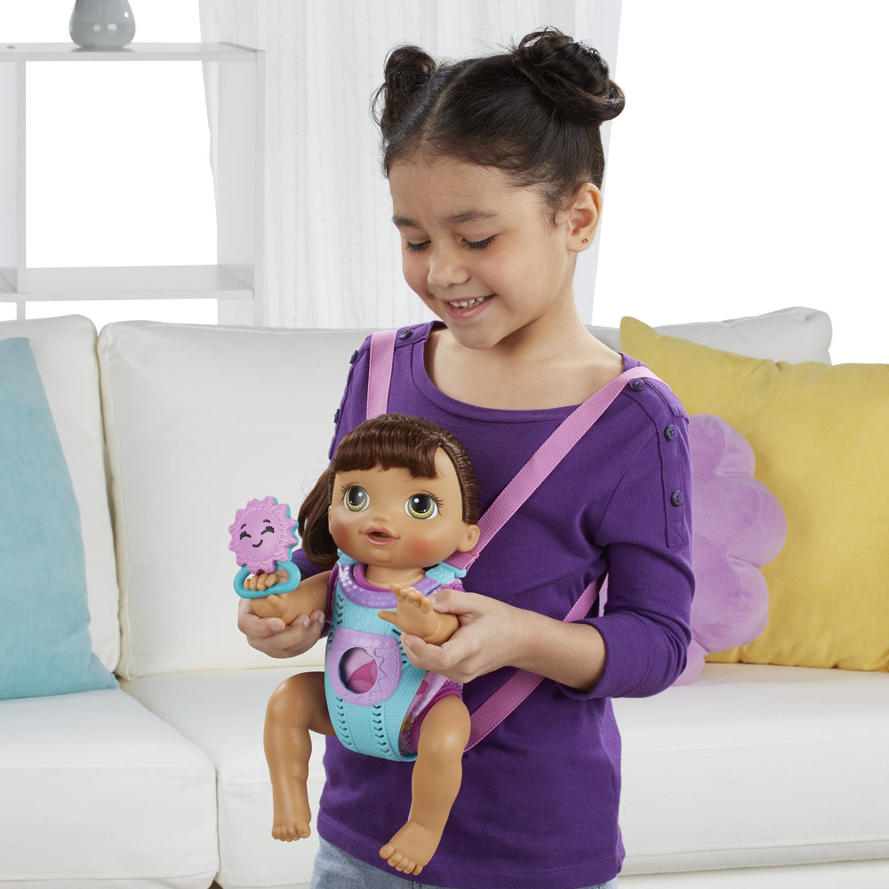 Baby Alive Brunette talking feature invites kids to chat and role-play