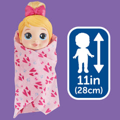 Baby Alive Harper soft towel swaddle for cozy post-bath snuggles.