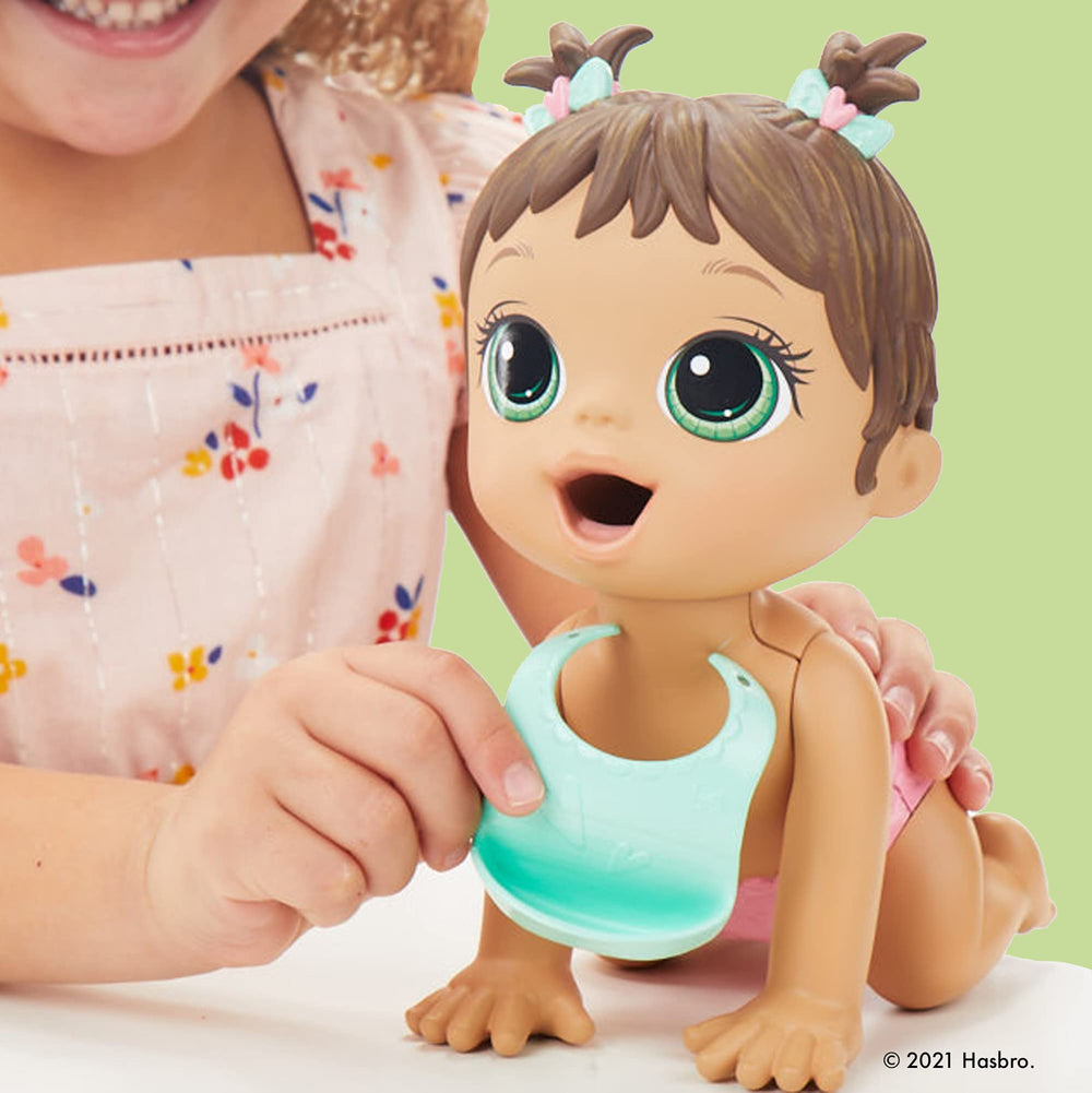 Baby Alive Lil Snacks doll 8-inch size fits little hands