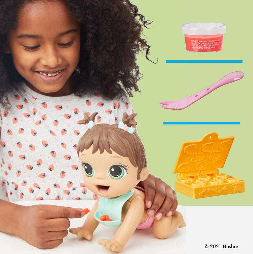 Baby Alive Lil Snacks doll fork and spoon set for feeding fun