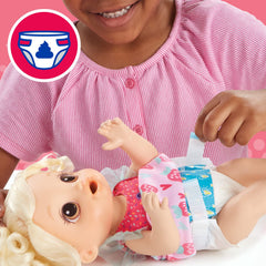 Baby Alive Magical Mixer Baby Doll with removable dress and comb for styling