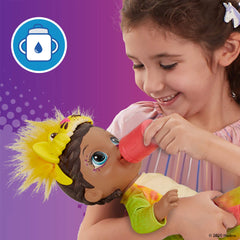 Ideal for kids 3+, lion-themed toy that encourages nurturing play