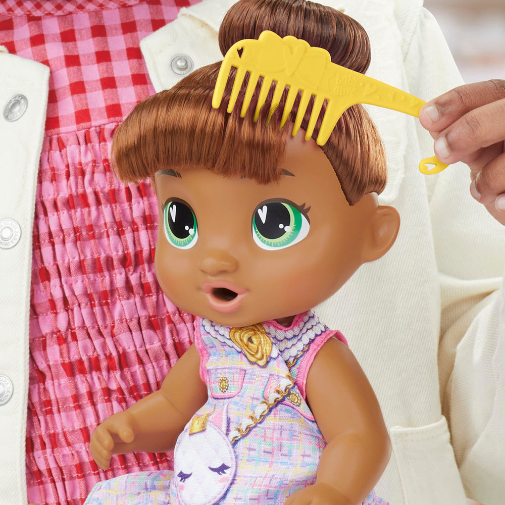 Baby Alive Sophia Sparkle hair brush for styling soft hair