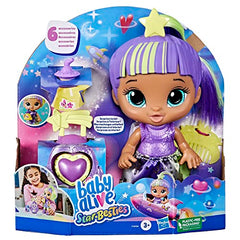 Lovely Luna foil-skirt for versatile space dress-up with Baby Alive