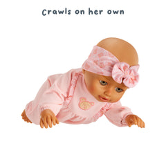 Baby Born Learn to Walk Olivia sits and kicks for playful motion